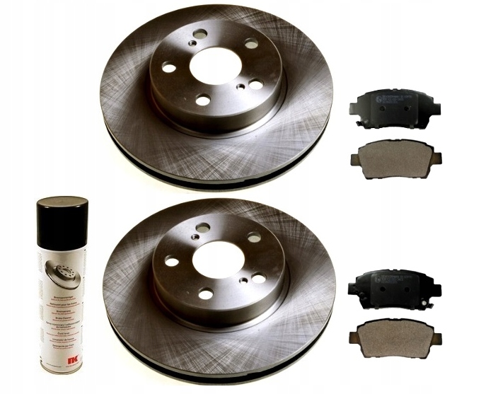 фото №1, Тормозные диски тормозные колодки toyota prius ii w2 2003-2009 перед