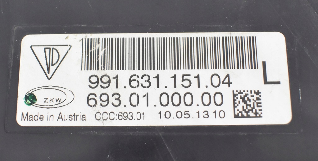 фото №6, Porsche carrera 991 911 левый противотуманная фара led drl eu