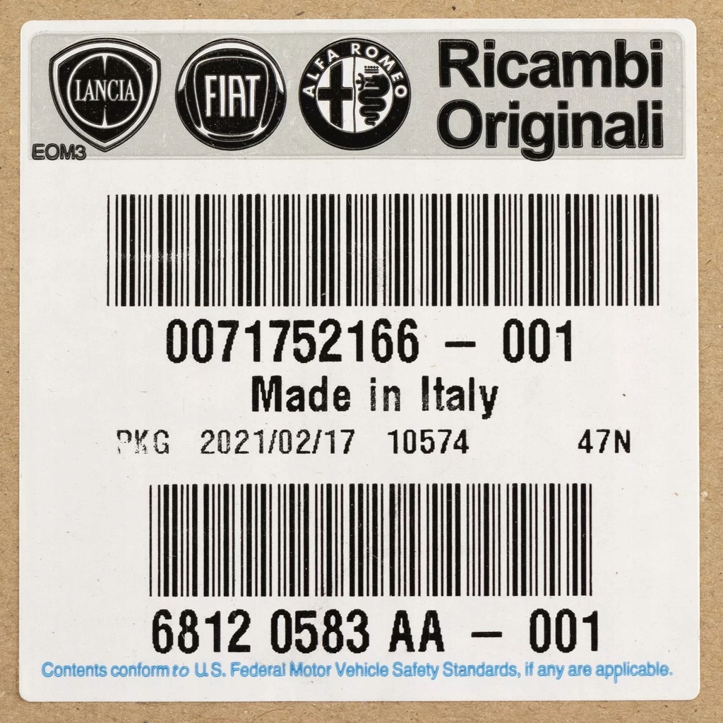 фото №7, Alfa romeo оригінальний номер 71752166