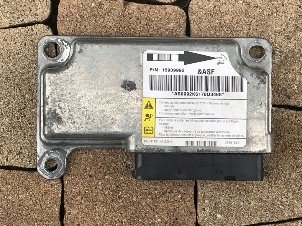 фото №1, Hummer h3 sensor/sterownik noduł подушек air bag general motors