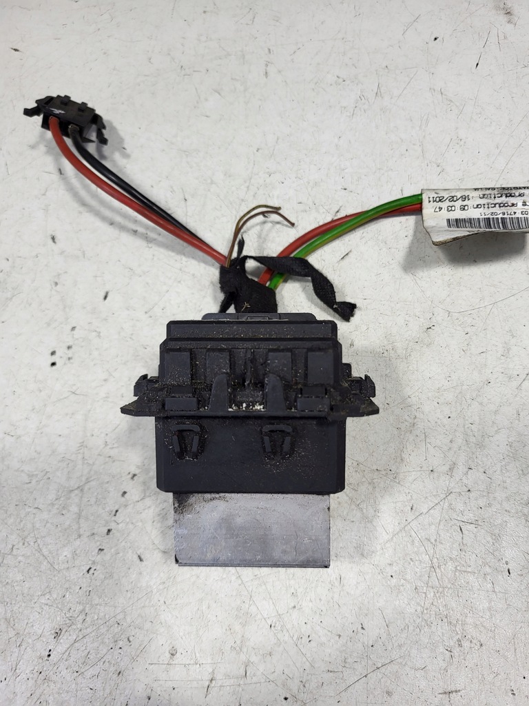 фото №10, Резистор резистор вентилятор peugeot 508 i t1017845r