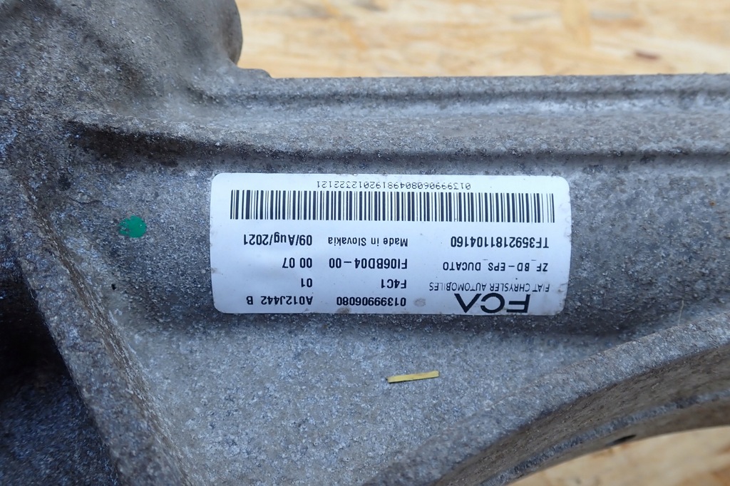 фото №13, Рулевая рейка трансмиссия электрическая fiat ducato