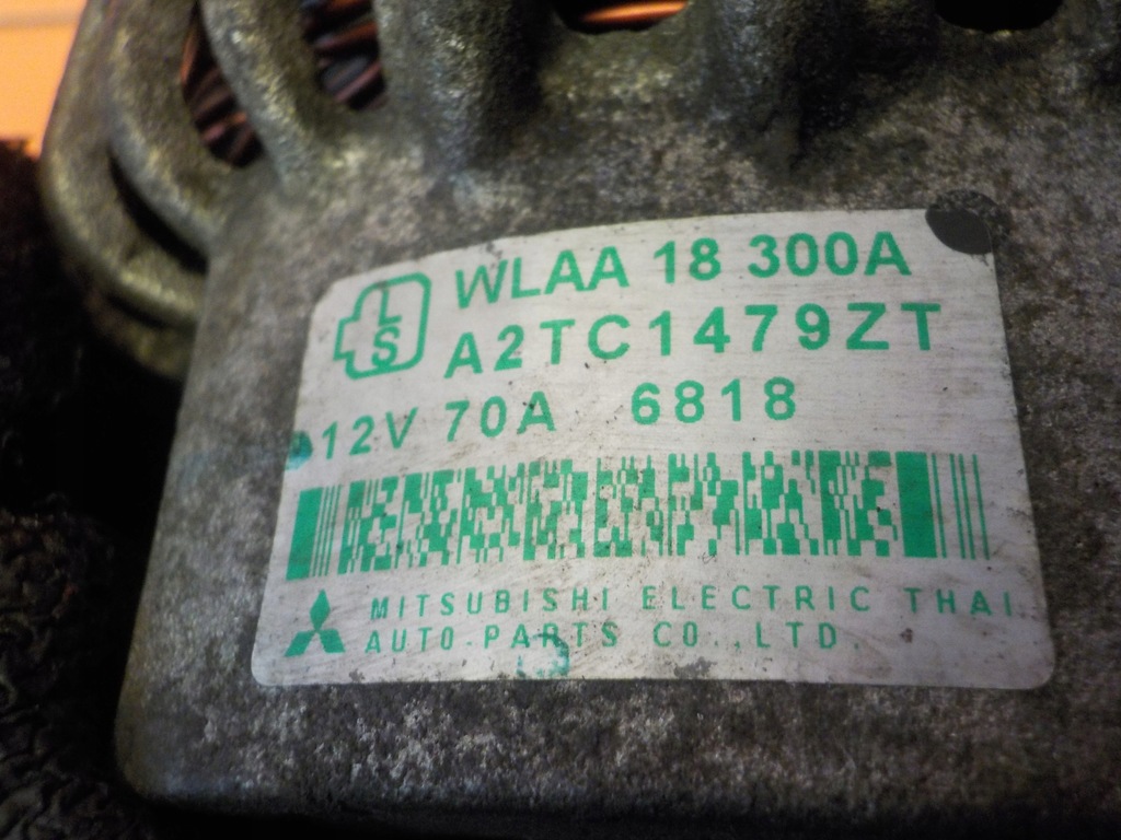 фото №5, Ranger iv mazda bt-50 2.5 tdci 08r 143km wlae генератор wlaa18300a