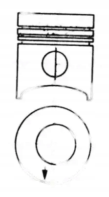 фото №1, Kolbenschmidt 93757960 набор ремонтный, поршни / втулки cylindrowe
