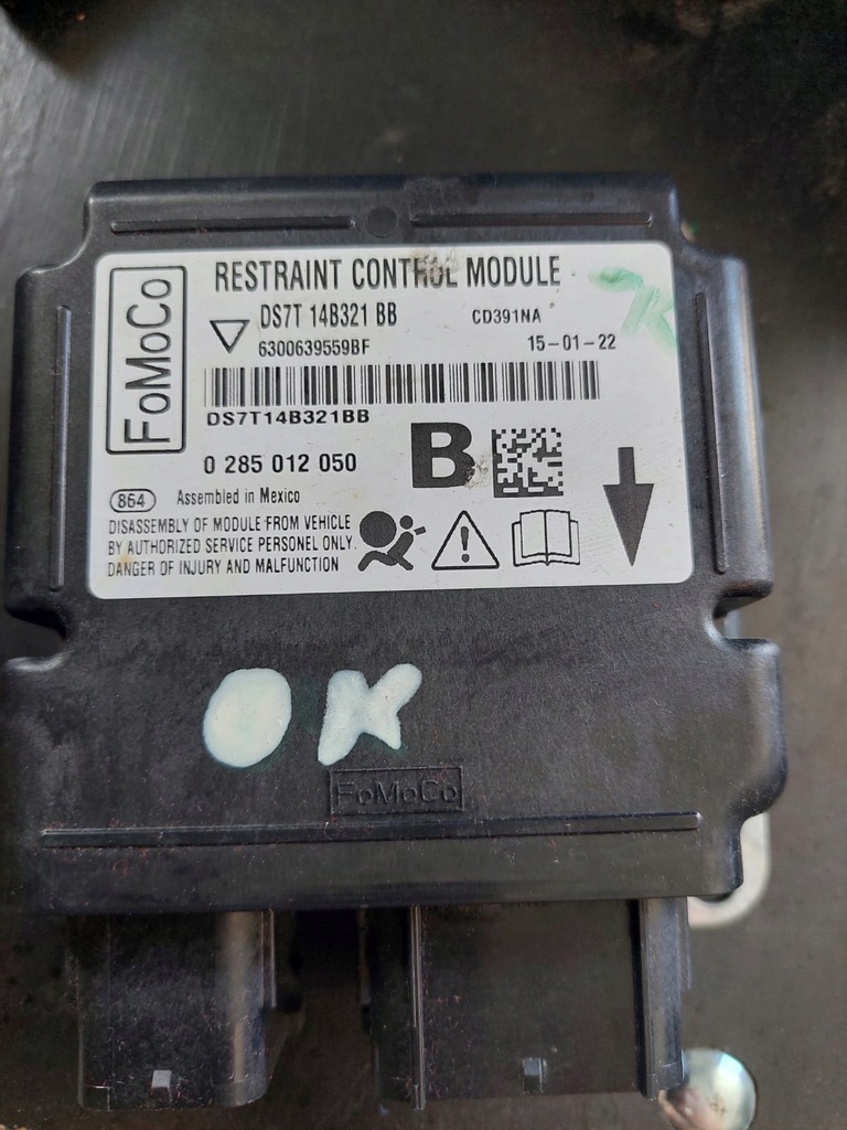 фото №4, Ford mondeo mk5 fusion модуль датчик подушка безопасности