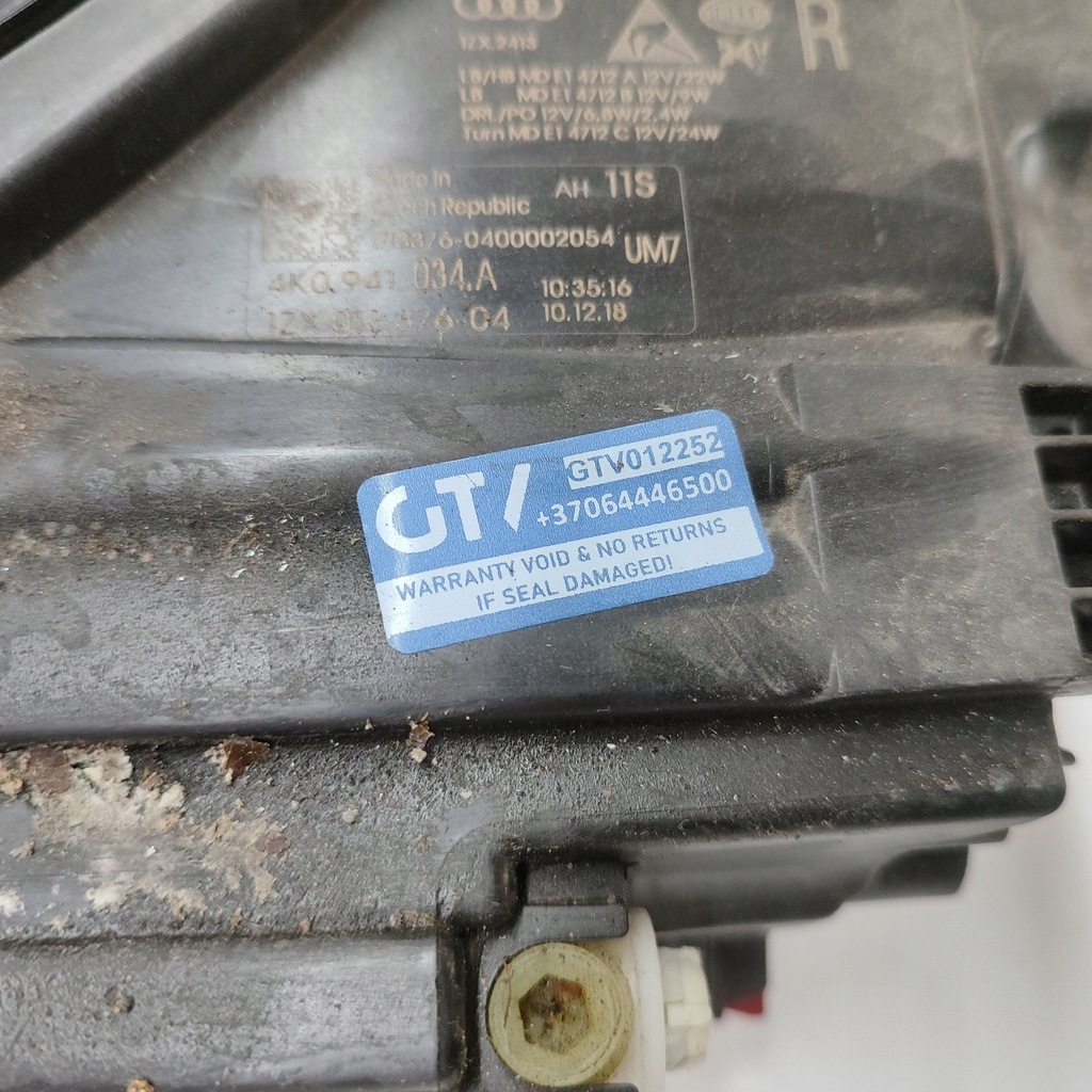 фото №7, Audi a6 s6 c8 4k 2019 правая сторона лампа передняя