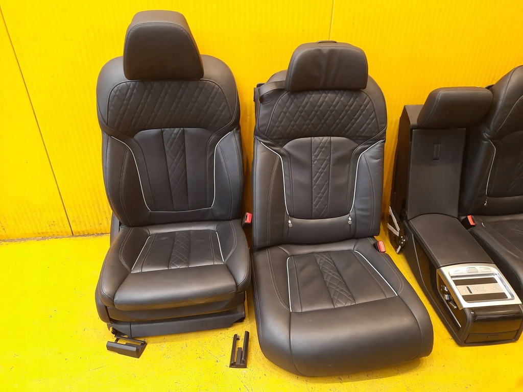 фото №9, Bmw 7 g12 long сиденье сиденья обшивки туннель пластики защита комплект