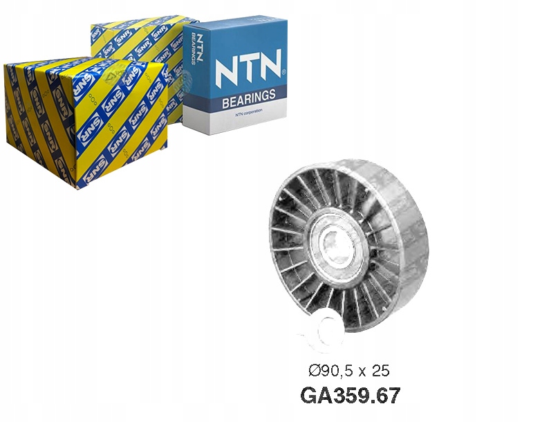 фото №9, Ролик натягувача citroen peugeot xantia 1.8 97- ,