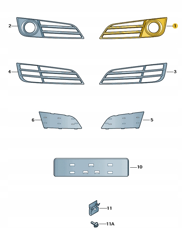 фото №1, Решётка решётка радиатора заглушка бампера audi s8 d4 левая przedlift aso оригинал nowa