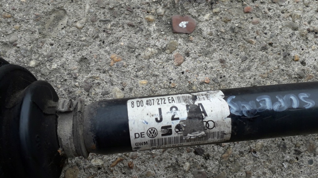 фото №8, Superb 1 i 01- 2.5tdi v6 привідний вал права передня