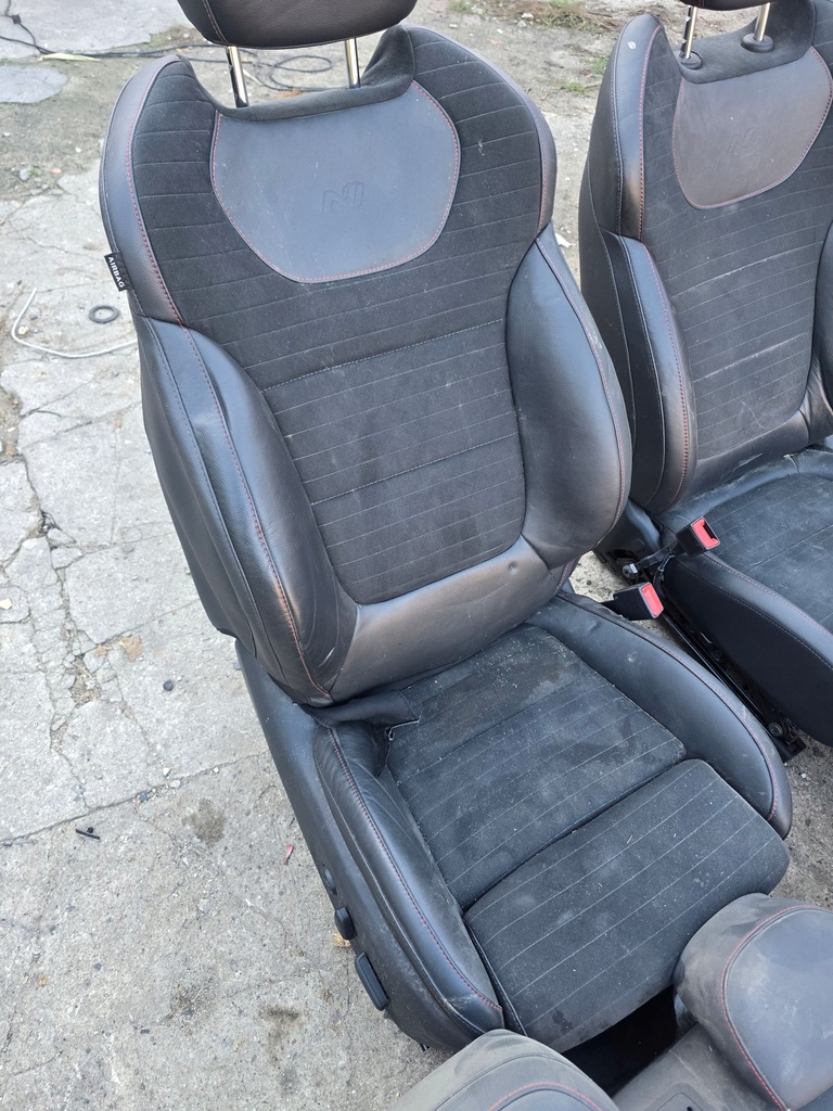 фото №10, Hyundai i30n i30 iii n 17- сиденье заднее сиденье комплект