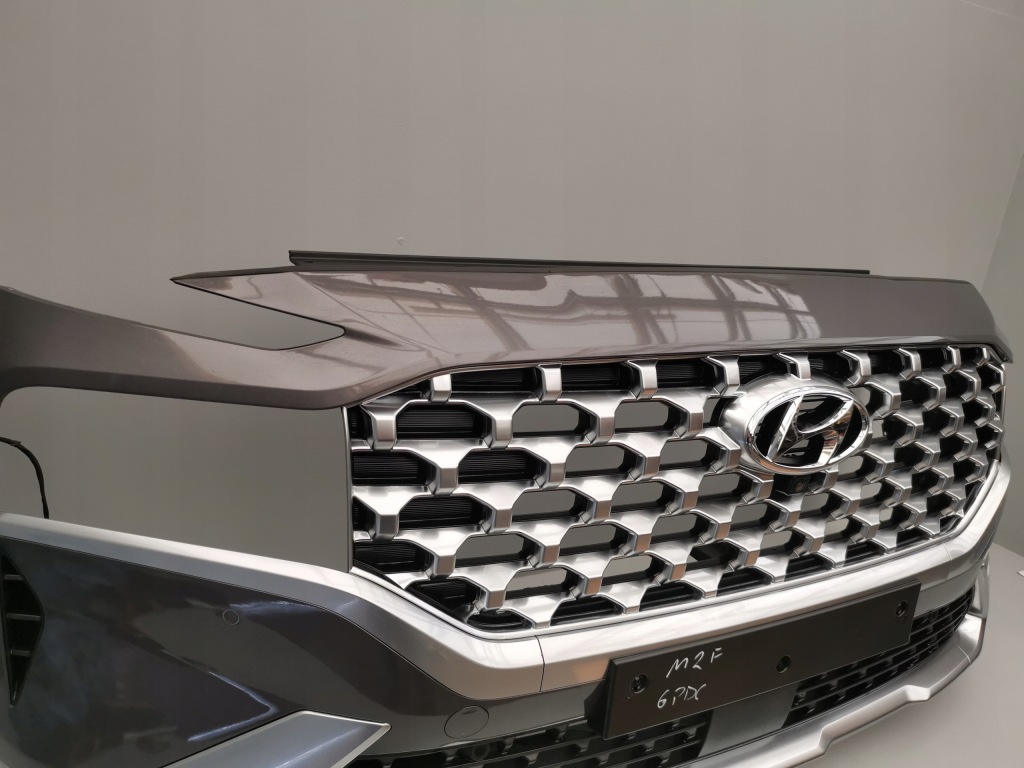 фото №10, Hyundai santa fe iv lift бампер перед передний kompletny m2f 6pdc идеальное состояние