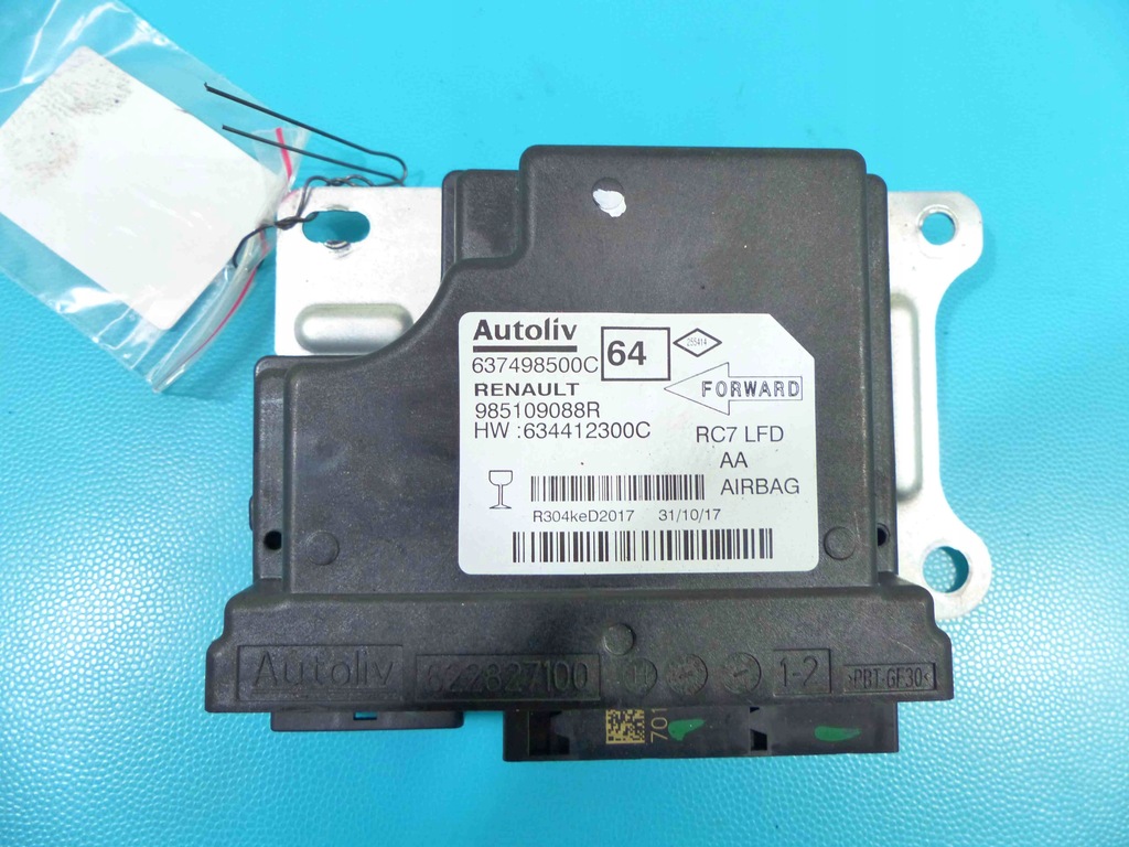 фото №1, Датчик подушок renault talisman 637498500c