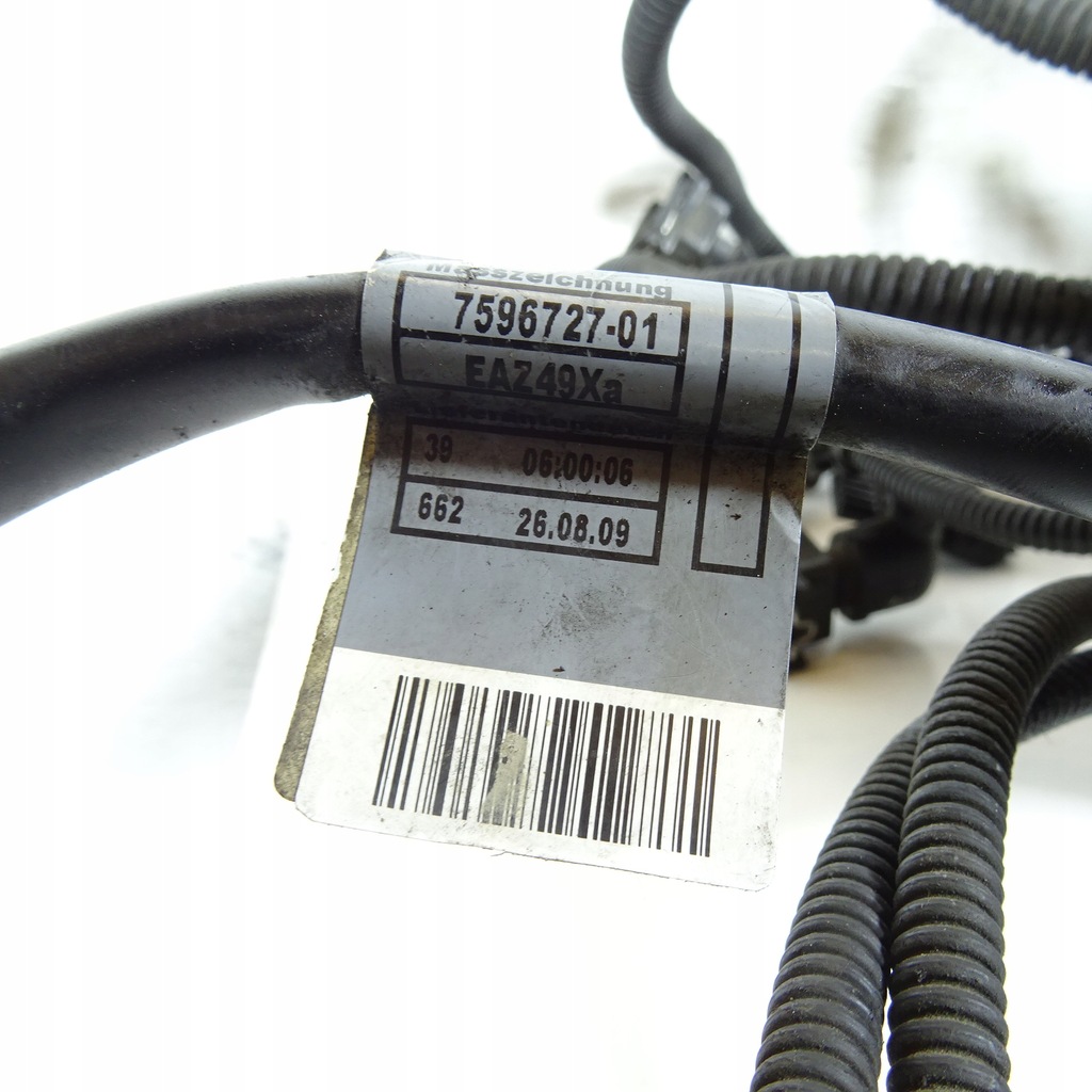 фото №4, Bmw 7 f01 f02 4.4 v8 электропроводка двигателя 7585103