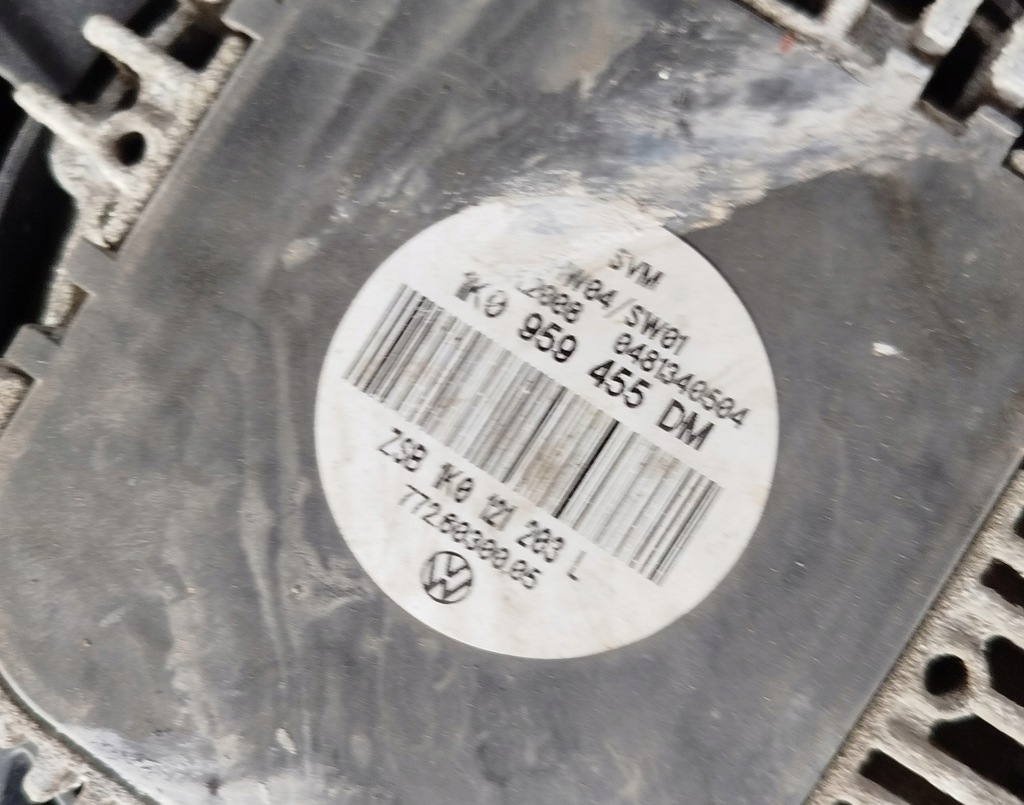 фото №8, Радіатор вентилятор seat altea 2009 1k0121205n 1k0121251bq