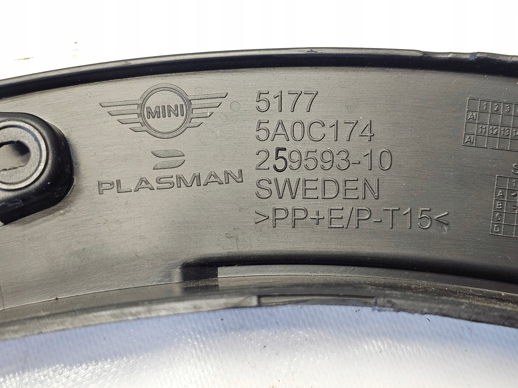 фото №15, Молдинг na крила mini countryman u25 лівий задня ліва задня