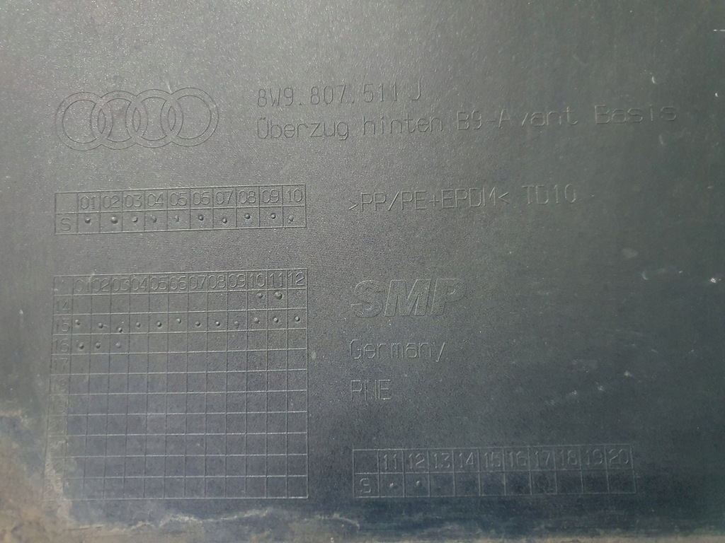 фото №11, Бампер audi a4 b9 8w9 kombi avant задня звичайний