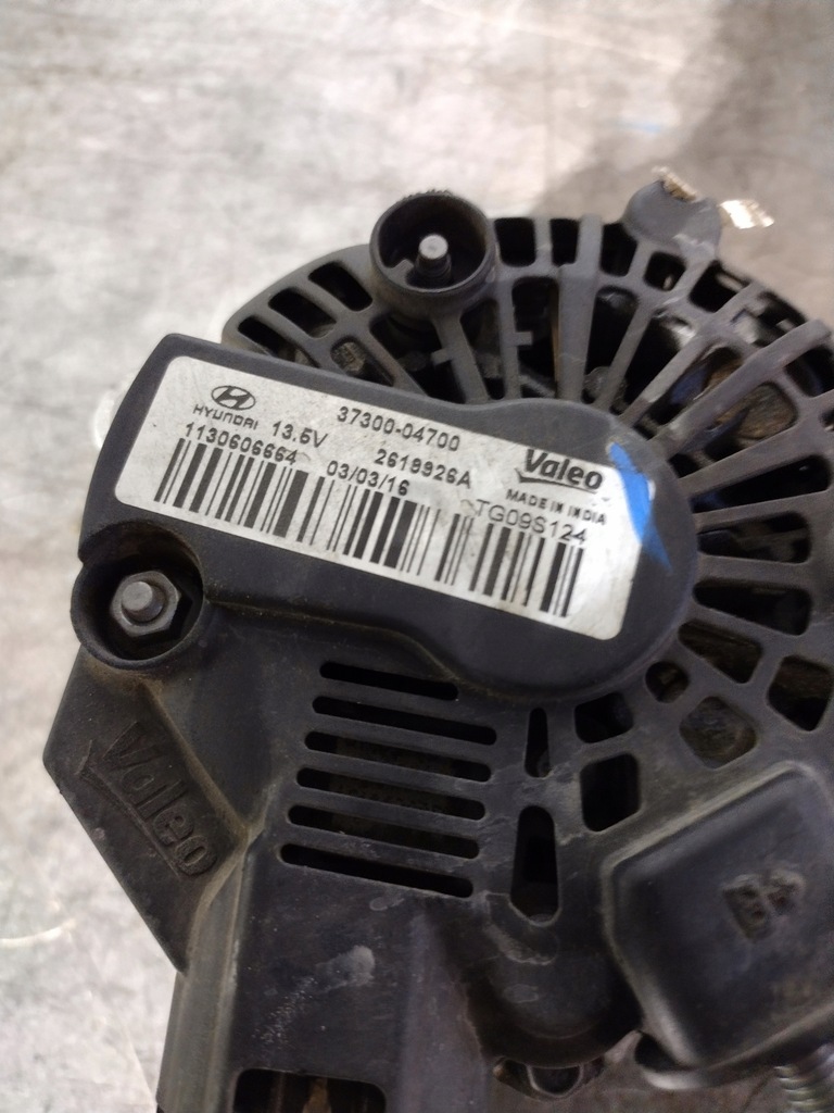 фото №6, Генератор 3730004700 hyundai i10 1.0