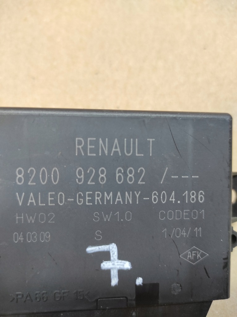 фото №4, Модуль блок управления pdc renault megane ii 8200928682