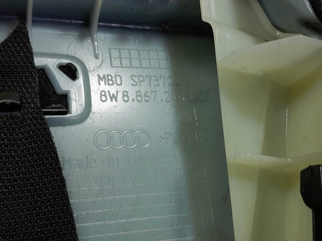 фото №5, Audi a5 f5 8w sportback защита стойка b s-line левая 8w8867243