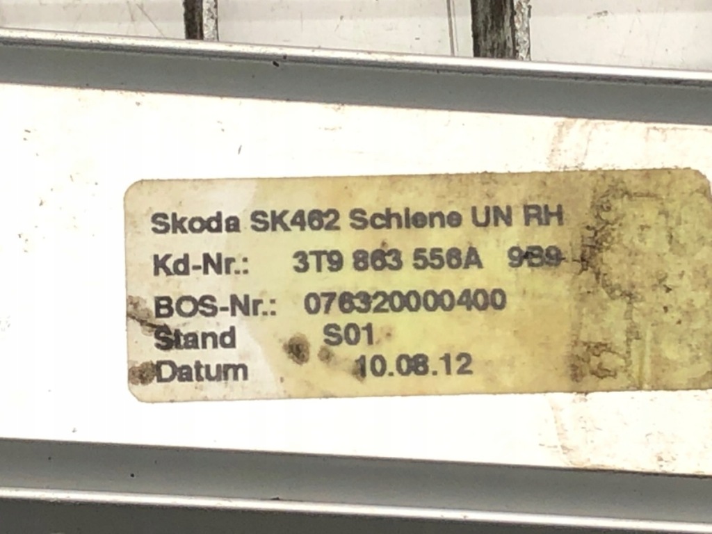 фото №9, Рейки кріпильні багажника комплект skoda superb ii