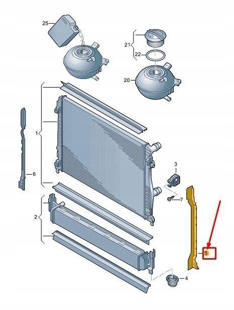 фото №2, Audi a1 gb left двигатель уплотнитель полоса 82a121331e