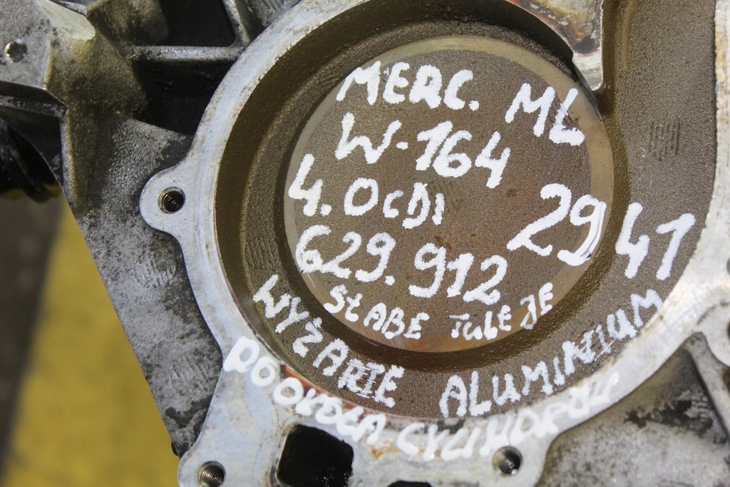 фото №16, Блок двигателя mercedes ml w164 4.0 cdi 629.912 6290111401h