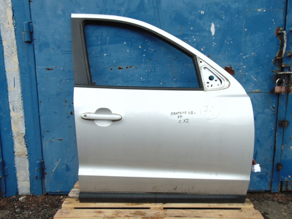 фото №1, Hyundai santa fe ii 2008r дверь правое передние x2 стекло 760042b030