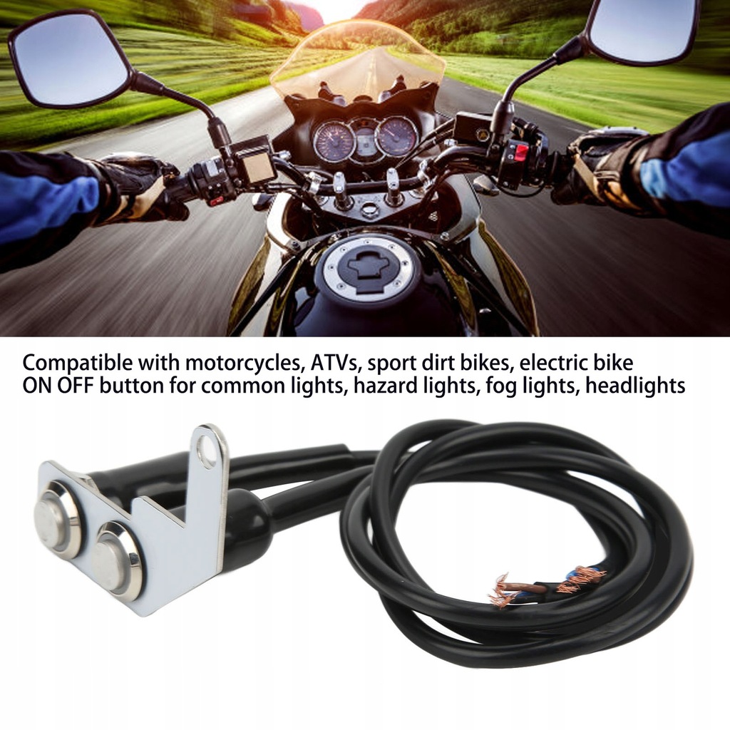 фото №7, Led повітропровід motocykla перемикач фара