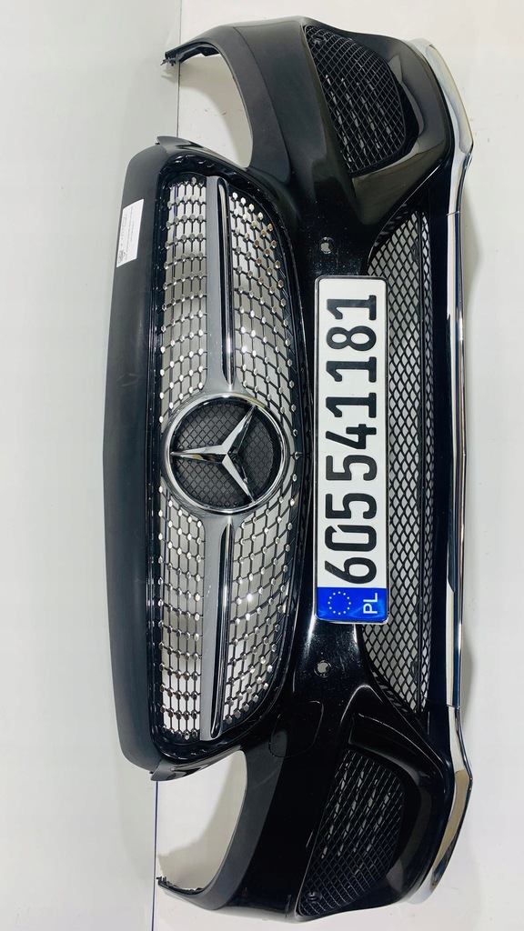 фото №11, Mercedes w205 lift бампер перед ґрати датчики