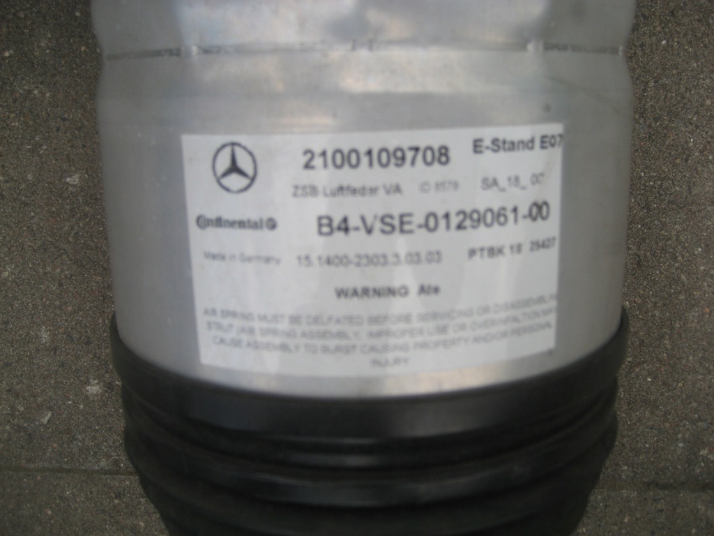 фото №7, Mercedes 223 w223 21-24r амортизатор перед левый