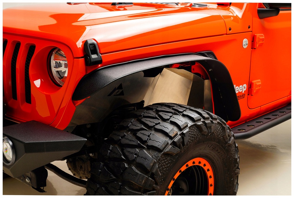 фото №16, Расширители крыльев сталь 2018+ jeep wrangler jl