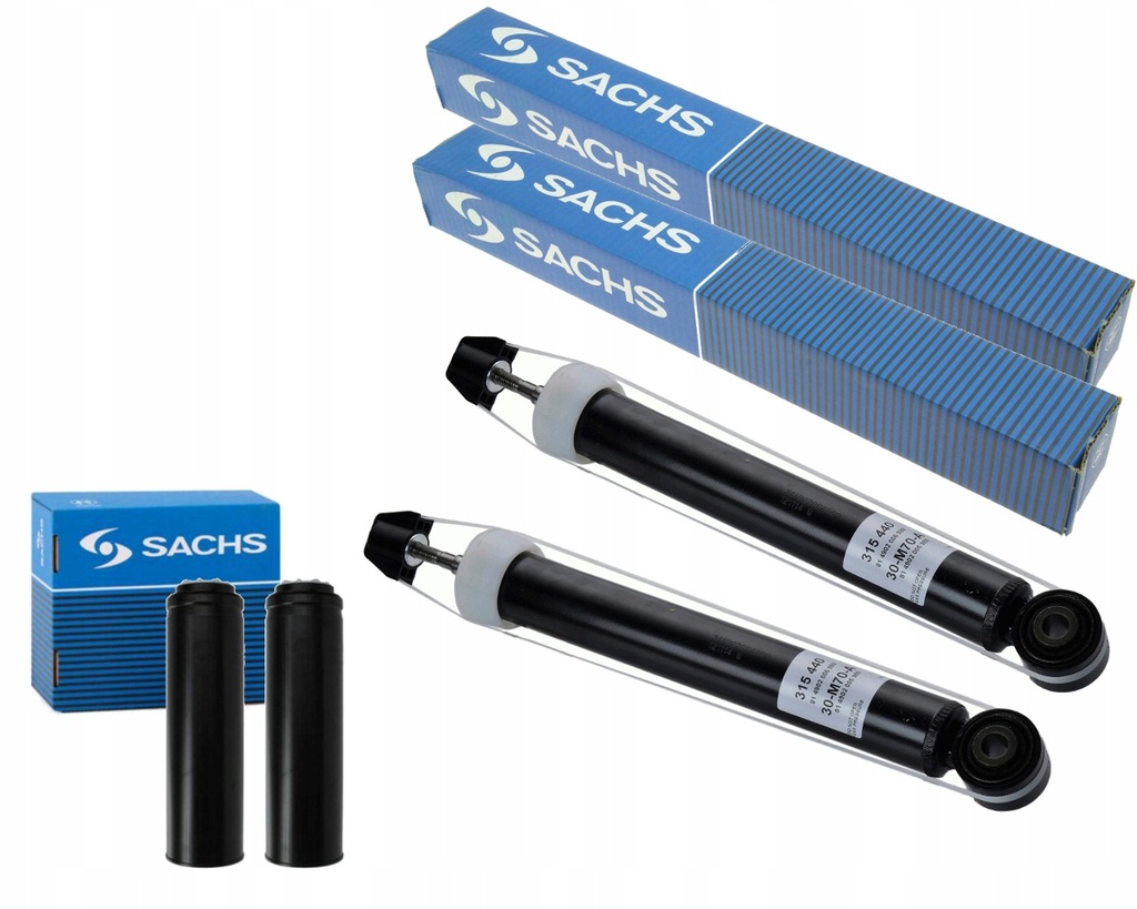 фото №1, Sachs 2x амортизаторы + защита i отбойники opel insignia a задняя