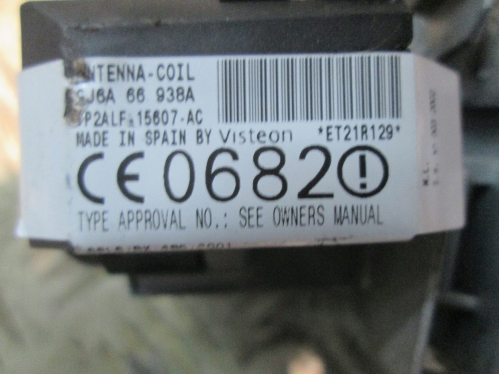 фото №4, Замок зажигания ключ вкладка дверь mazda 6 i gg gy lift