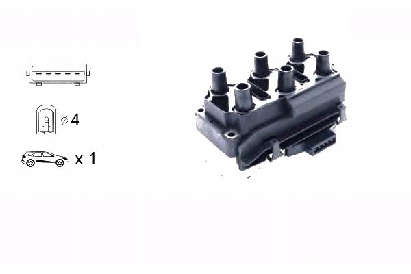 фото №1, Janmor котушка запалювання ford mercedes vw