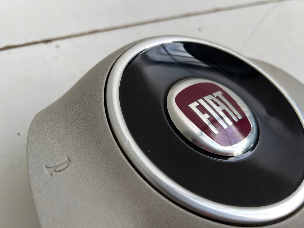 фото №10, Панель приладів консоль подушка безпеки ремені натягувачі fiat 500 przed lift сіра