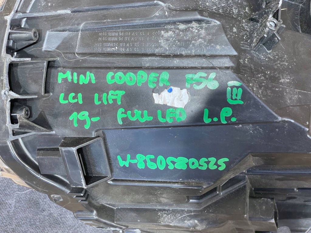 Mini cooper 3 3 f55 f56 рестайлінг  17-24 фара ліва перед передня full led Оригінал