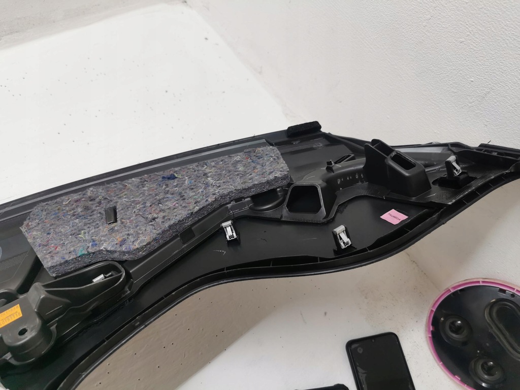 фото №10, Консоль верхній панель приладів renault scenic iv 681835488r