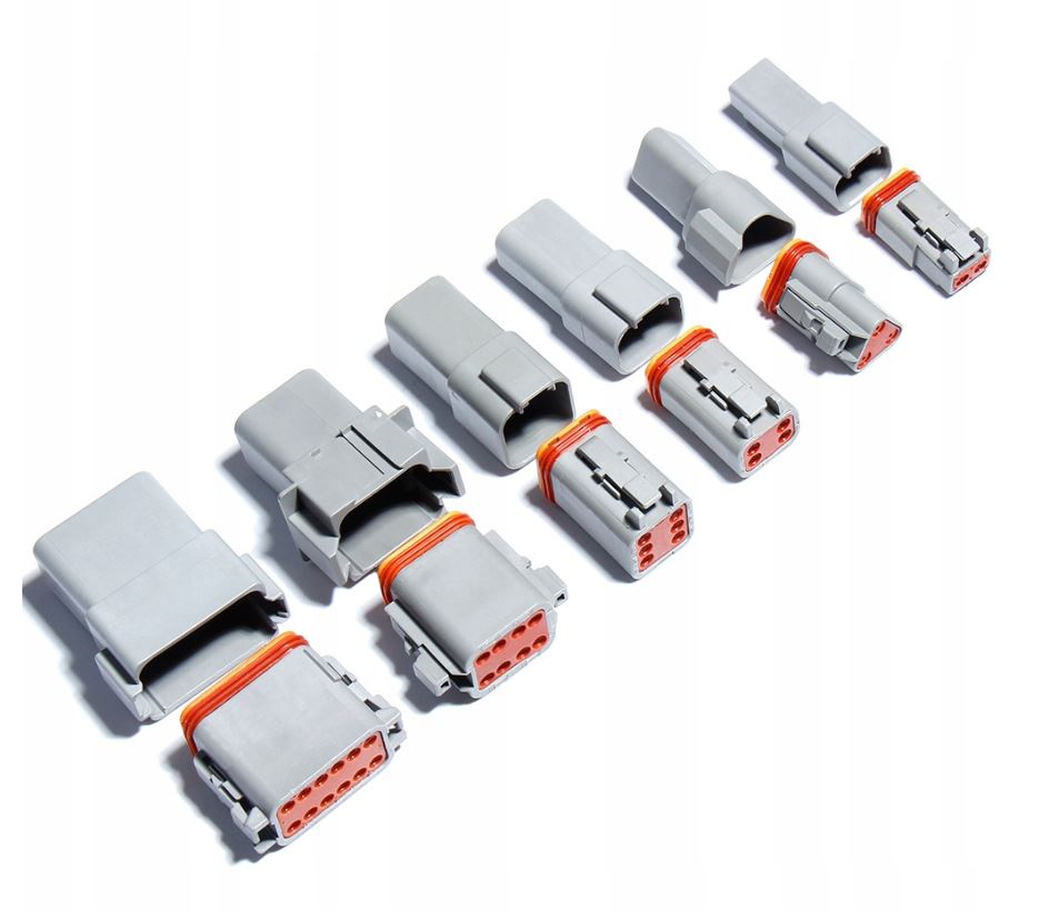 З'єднувач конектори автомобільних штекер hermetyczne електричний pin 250 szt. в Україні