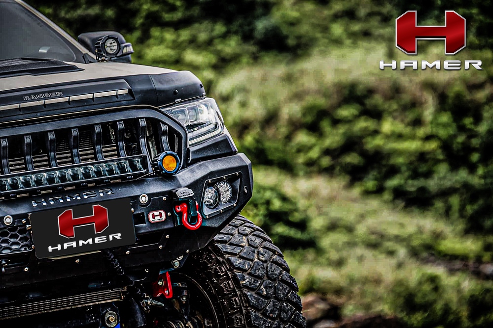 фото №13, Бампер передний стальной offroad hamer king ford ranger 2016-2022