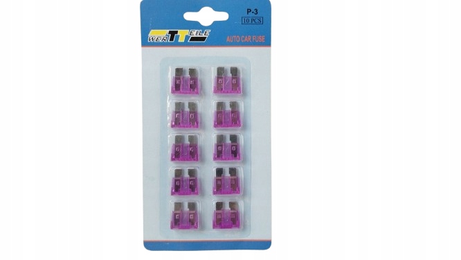 фото №1, Запобіжник płytkowy 3a 10szt.