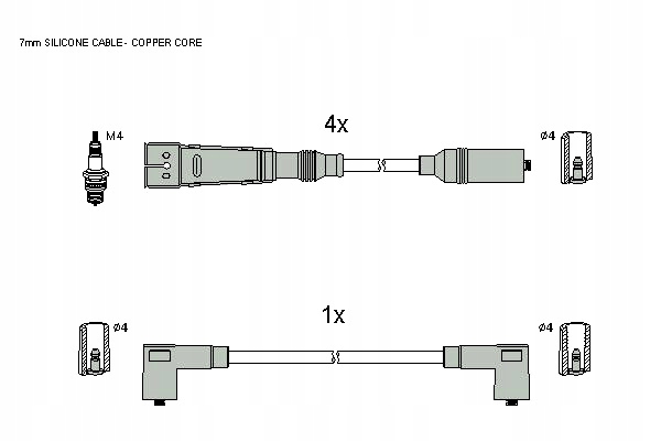 фото №1, Шланг зажигание starline zk 8121