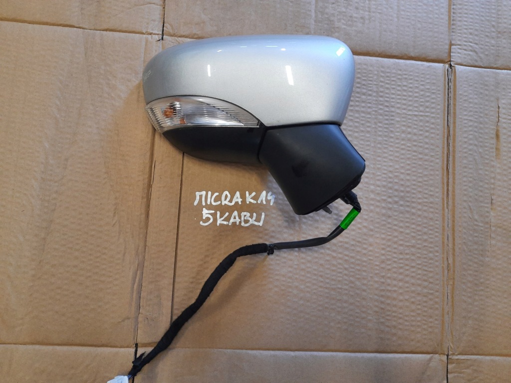 фото №1, Зеркало наружное правое nissan micra k14 5 кабели