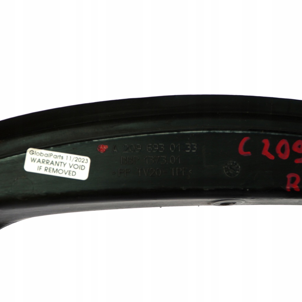 фото №13, Mercedes c209 w209 молдинг защита прокладка багажника правая a2096930133