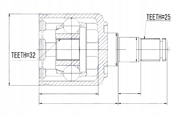фото №3, Nty шарнір внутрішній land rover freelander 1996-2001