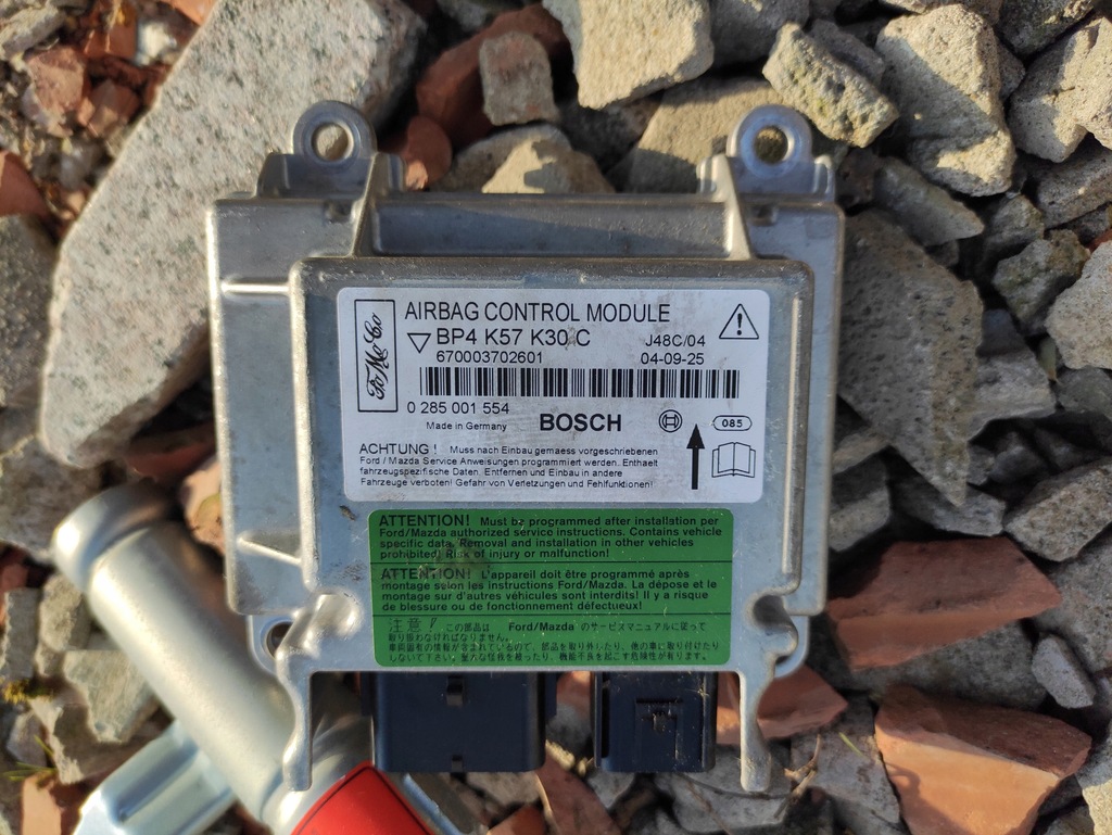 фото №5, Набор подушка безопасности mazda 3 i ремни приборная панель подушка модуль