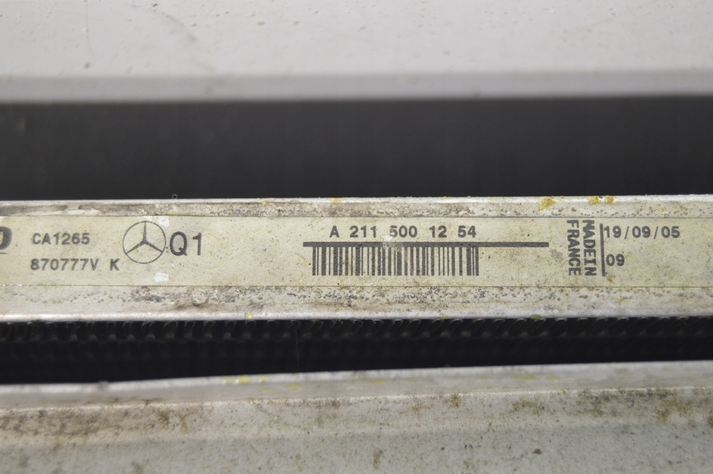 фото №10, Радиатор wody кондиционера комплект mercedes e klasa w211 3,5 v6 бензин