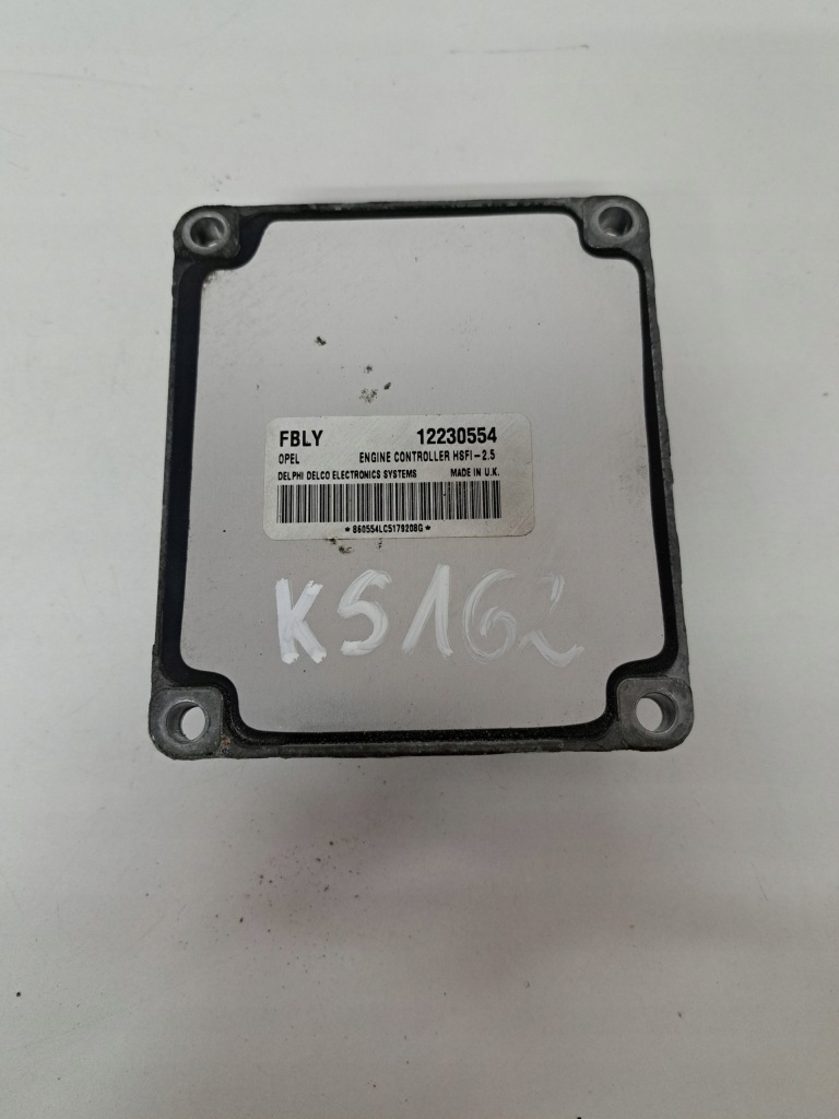 фото №1, Opel 12230554 бортовой компьютер блок управления двигателя
