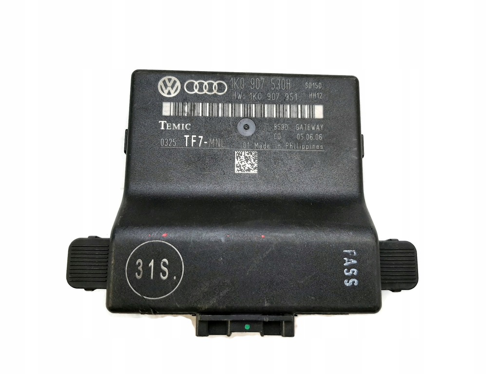 фото №1, Seat leon ii модуль блок управления шлюз 1k0907530h