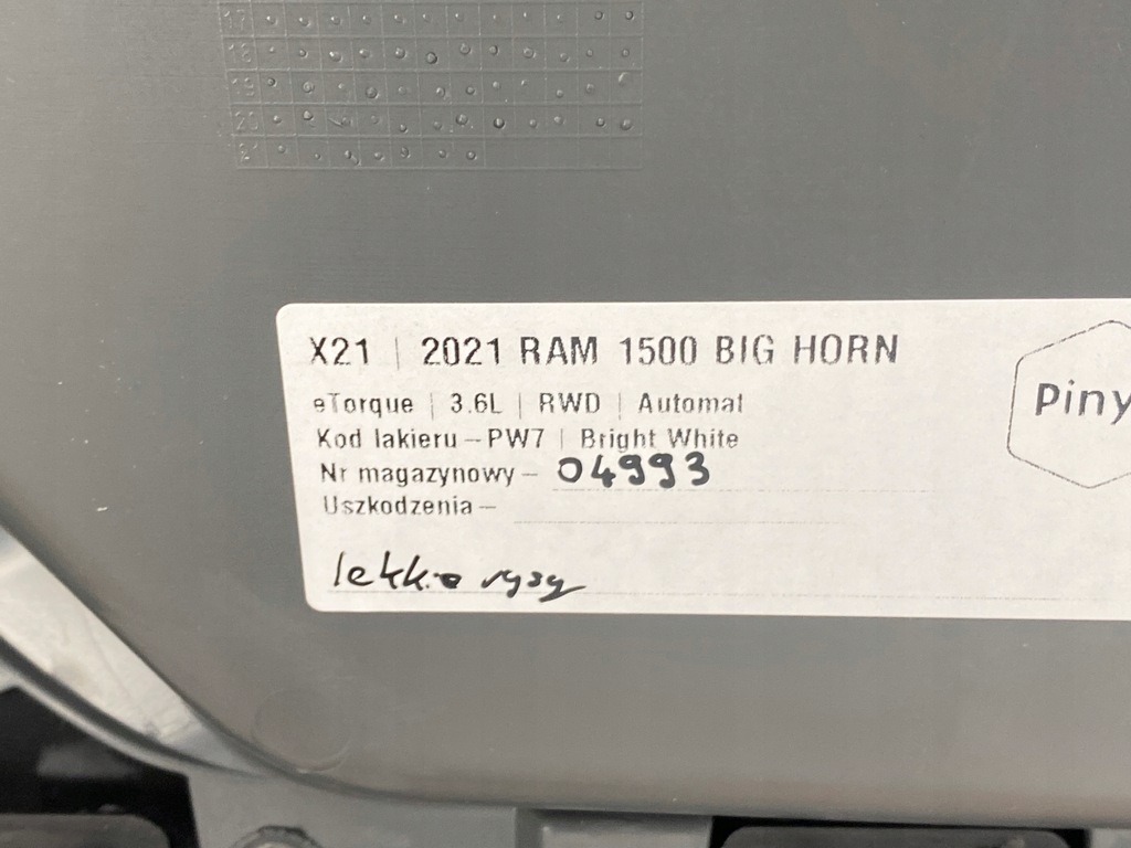 фото №9, Обшивка дверь правый задняя обивка dodge ram 1500 2019+